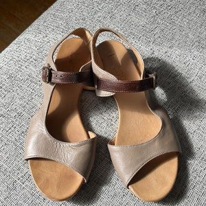 Unique leather sandals